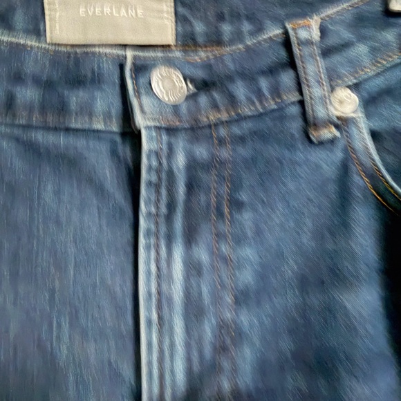 Everlane Women's Straight Leg Slightly Distressed Ankle Jeans in Dark Blue 31 - Picture 14 of 15